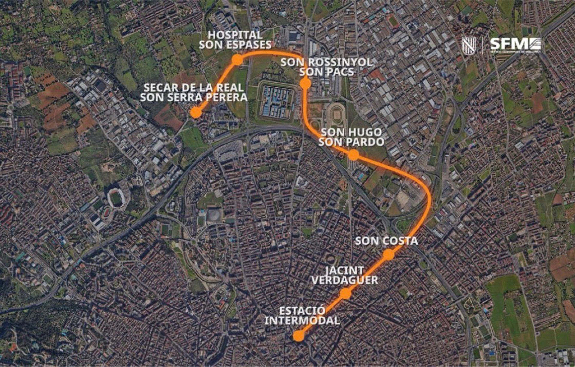 Governo de Baleares avança com avaliação ambiental para nova linha de metrô em Palma