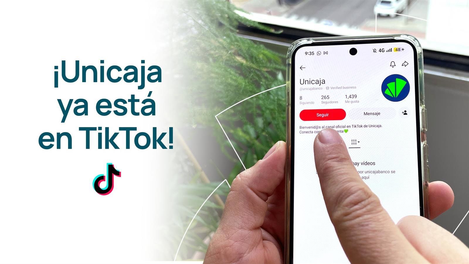 Unicaja aposta em TikTok para atrair jovens com finanças e cultura