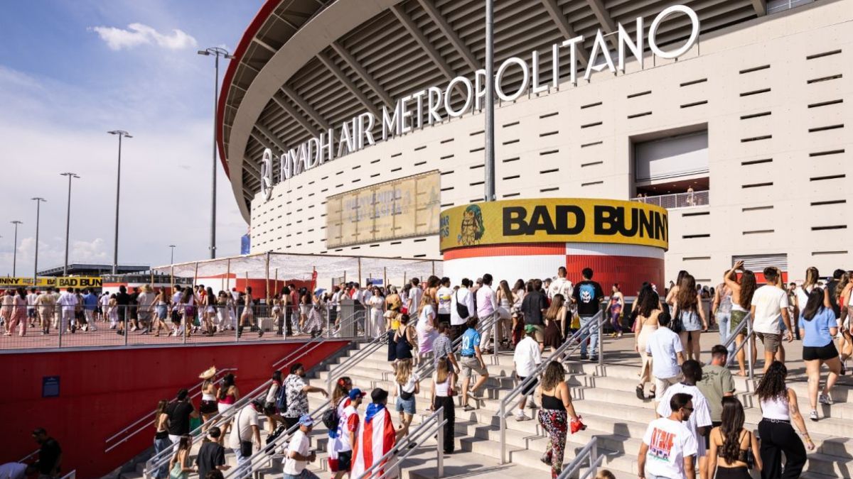 Residência de Bad Bunny em Madrid projeta impacto de 200 milhões de euros na economia local