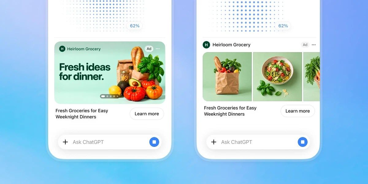 OpenAI testa anúncios visuais no ChatGPT para monetizar a IA