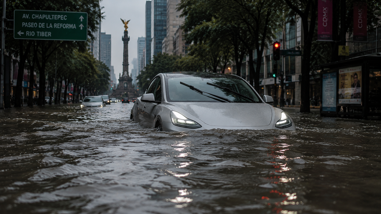 Carros elétricos em enchentes — o que a engenharia diz sobre a resistência