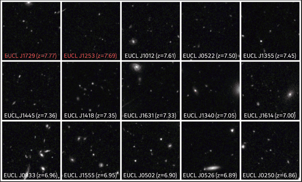 Telescópio Euclid identifica 31 novos quasares e desafia modelos do universo primitivo