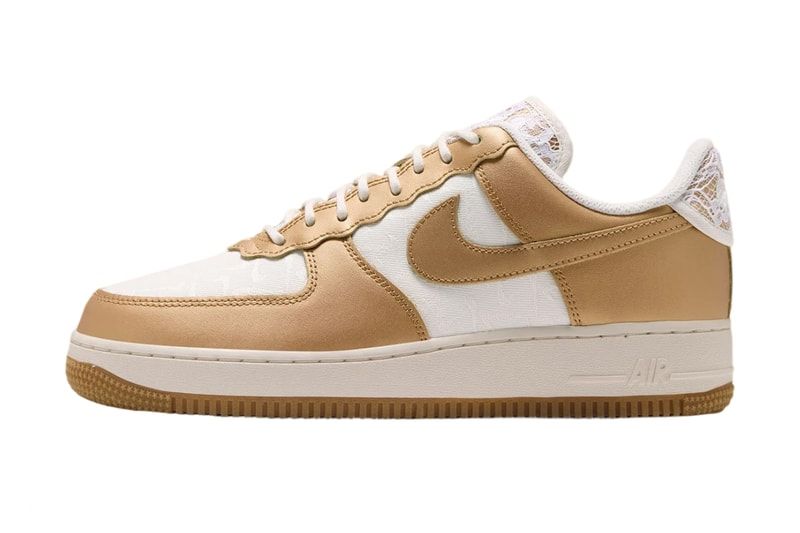 Nike Air Force 1: o tênis que reinventa o luxo com renda e ouro