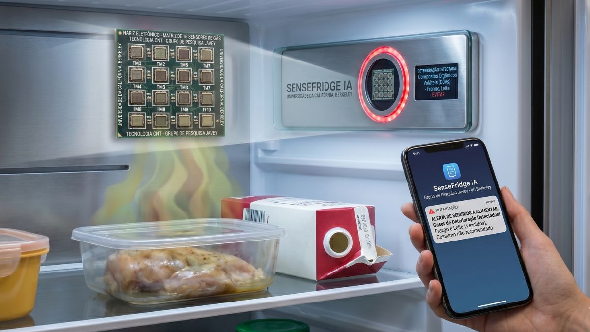 Pesquisadores da UC Berkeley criam sensor que detecta comida estragada em geladeiras