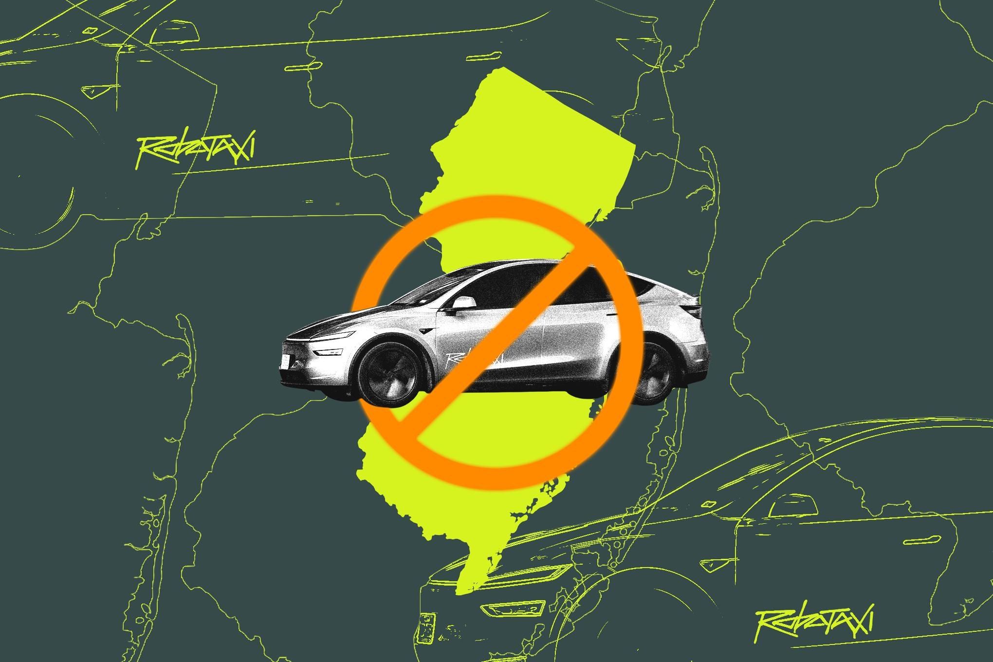 Nova lei de Nova Jersey ameaça o modelo de robotáxi da Tesla — entenda a disputa