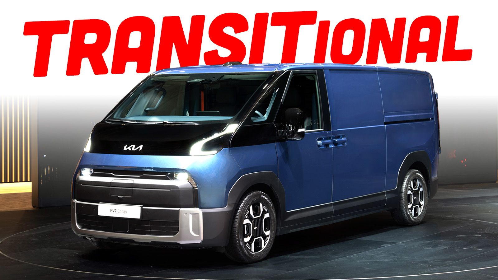 Kia mira na Ford Transit com uma van elétrica pragmática