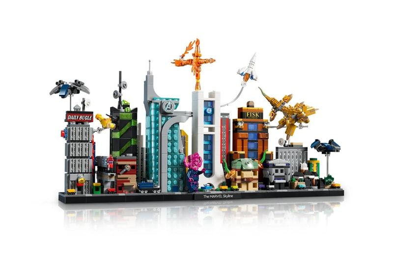 LEGO recria universo Marvel em micro-cidade de 1.261 peças