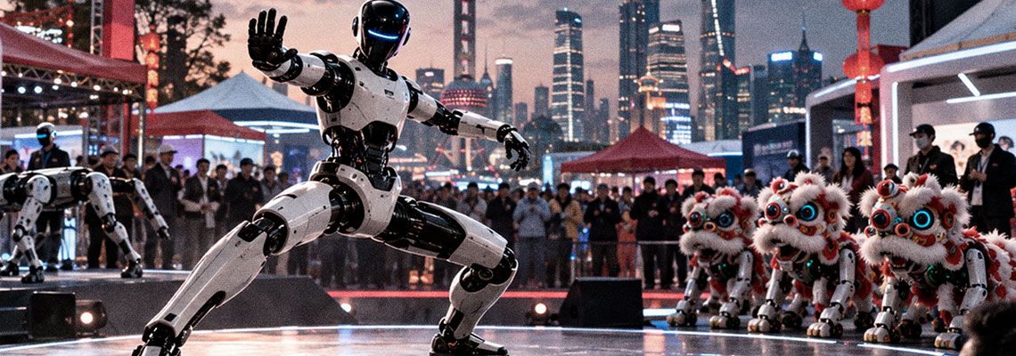 China aposta em robôs humanoides como atração de massa