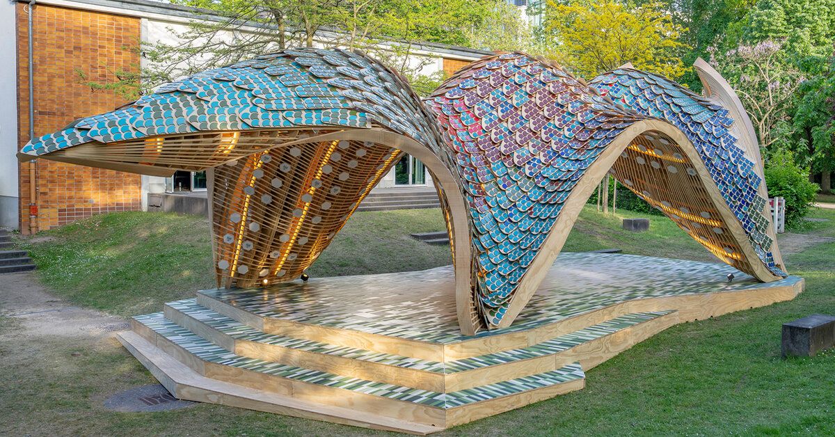 Pavilhão espanhol em Frankfurt une cerâmica tradicional e fabricação digital para 2026