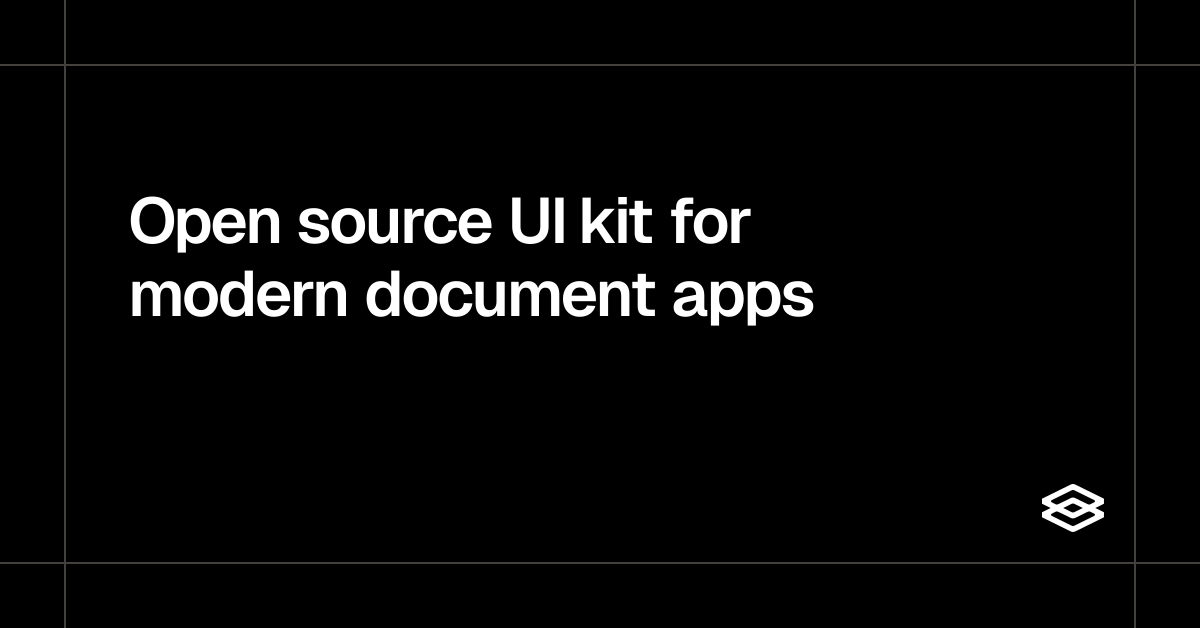 Extend libera componentes de interface para documentos complexos