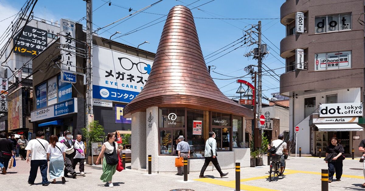 Nikken Sekkei transforma esquina de Tóquio em ponto de encontro com pavilhão de cobre