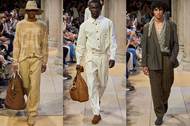 Giorgio Armani aposta no desleixo calculado para o verão 2027