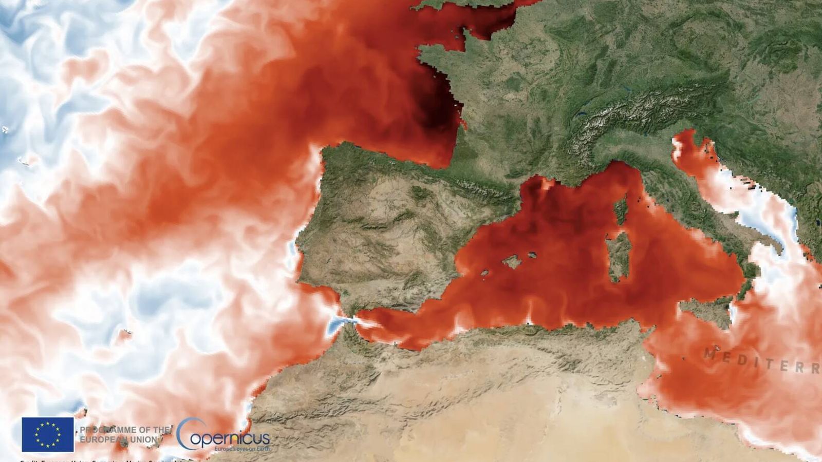 Mediterrâneo registra calor recorde e eleva risco de eventos extremos no outono