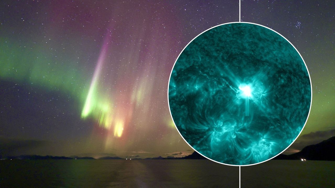Sol dispara 10 erupções em 24 horas e intensifica chances de auroras boreais