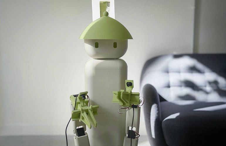 Flourish One: robô humanoide de US$ 3.555 ensina tarefas domésticas por smartphone
