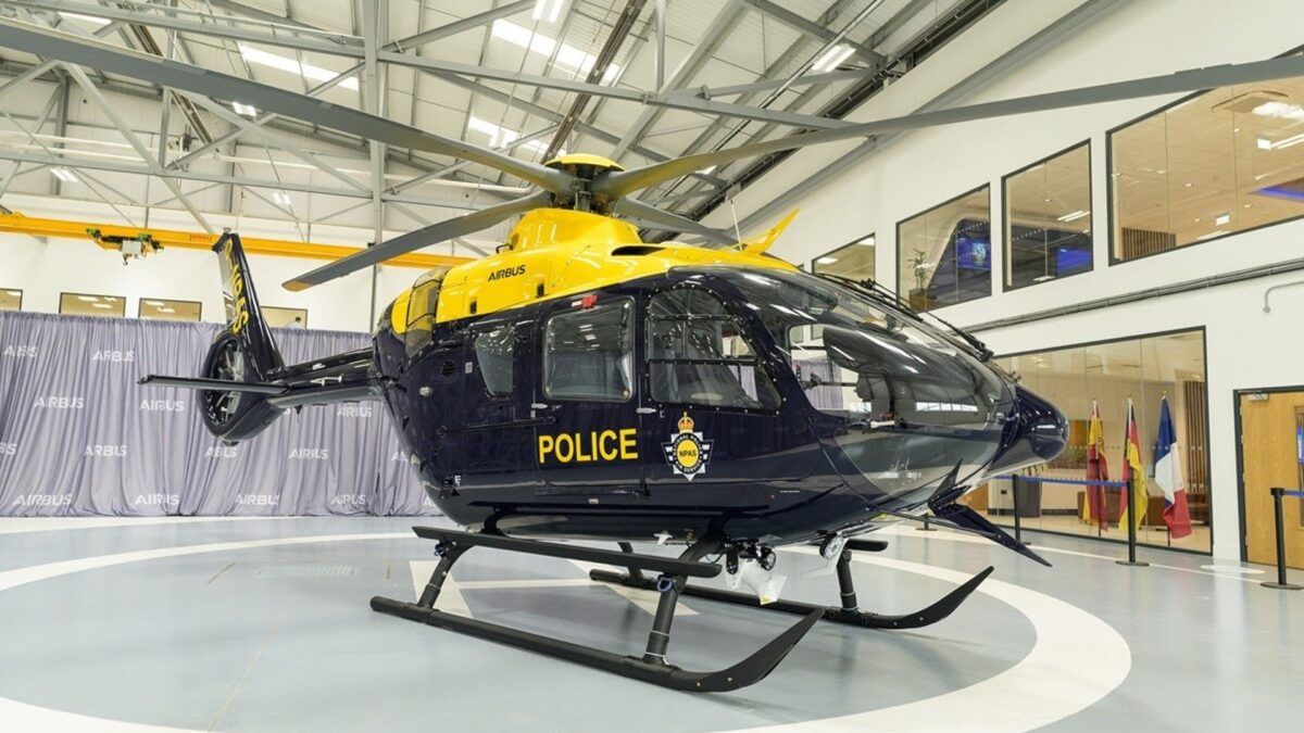 Airbus fecha o céu da polícia britânica