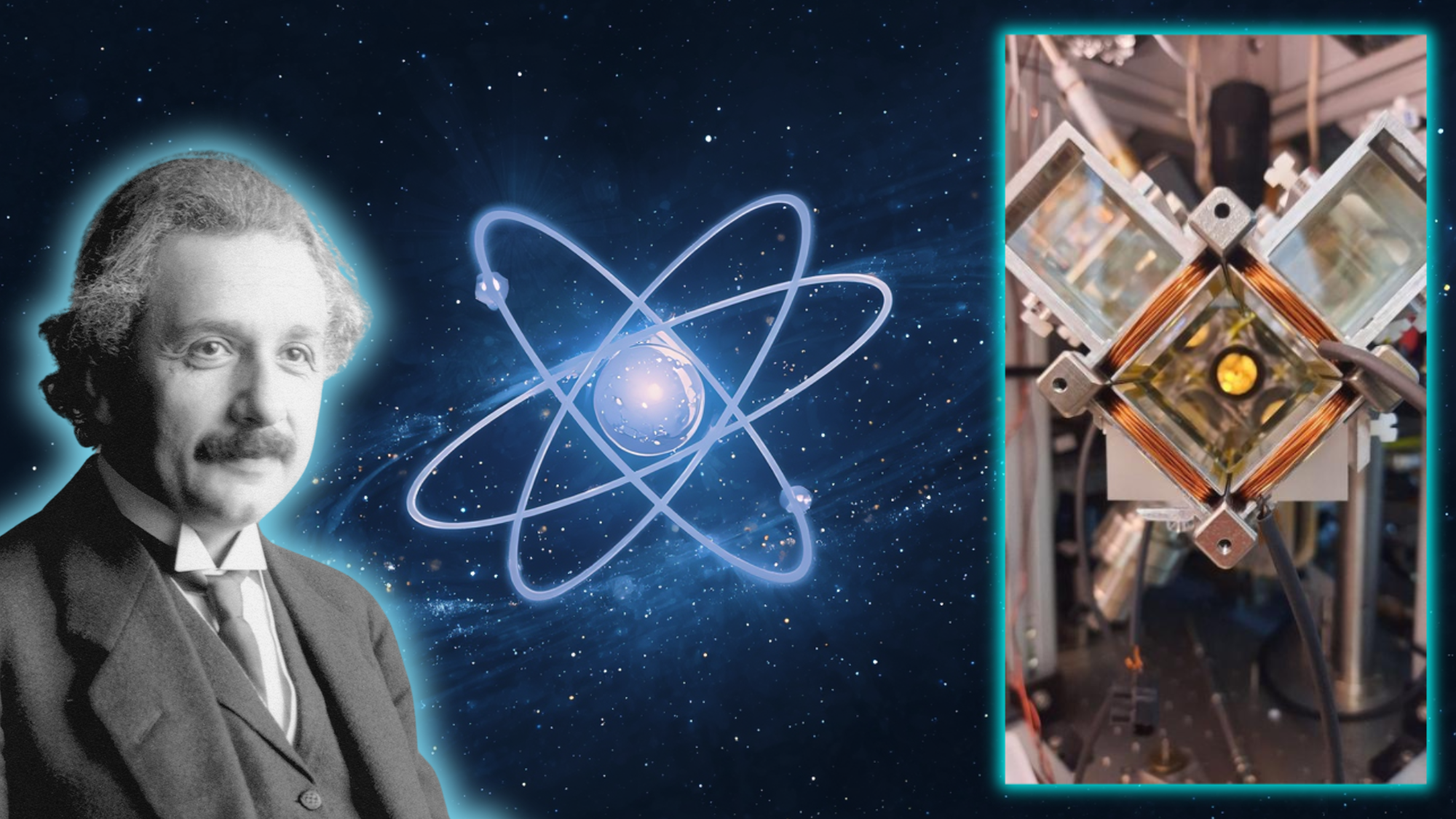 A gravidade de Einstein encontra o átomo: e agora?