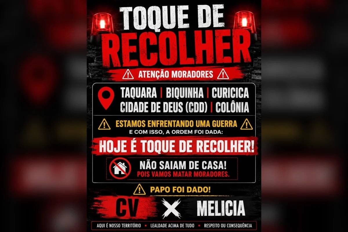 Toque de recolher digital — a nova fronteira da insegurança no Rio