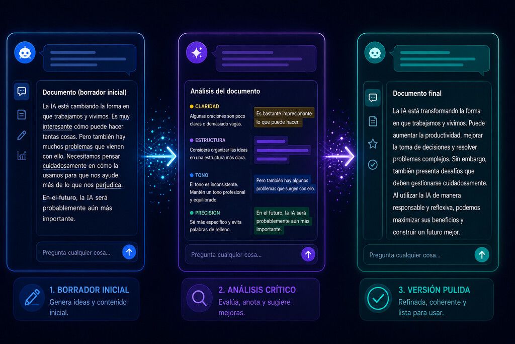 Encadeamento de modelos de IA — como especialistas refinam resultados