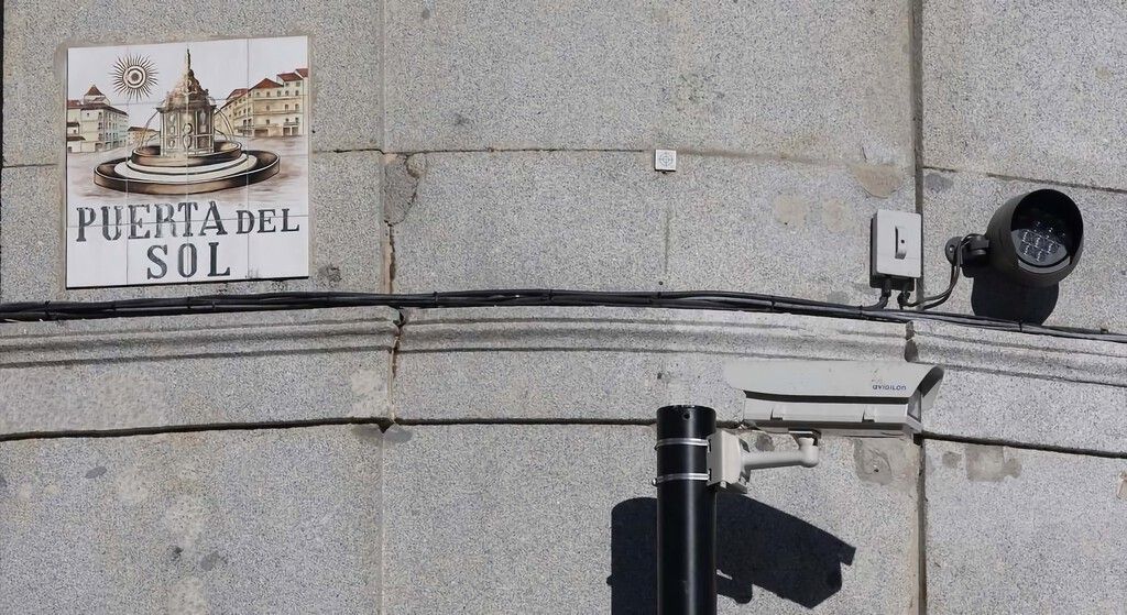 Madri: IA vigia protesto por moradia em Sol