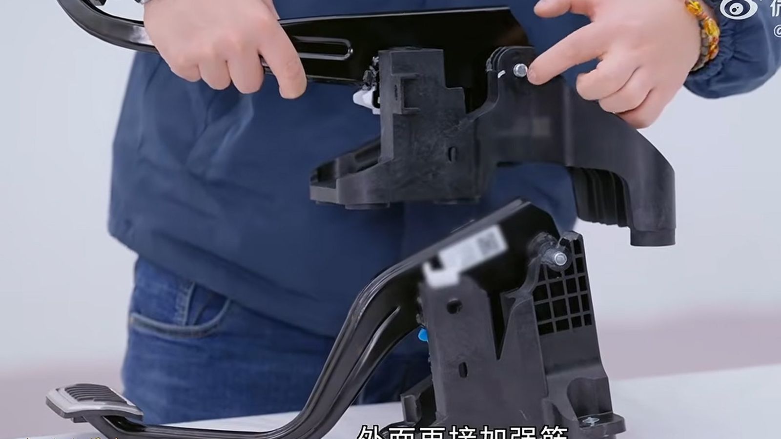 Pedal de freio de EV chinês quebra três vezes em testes