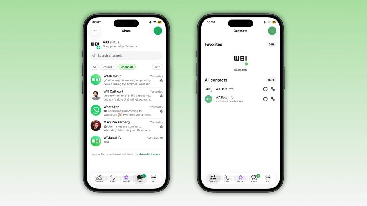 WhatsApp testa nova interface e integração privada com a Meta AI