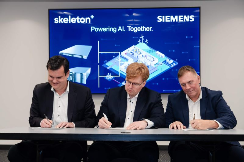 Aporte da Siemens eleva Skeleton a unicórnio de US$ 1 bilhão com foco em energia para IA