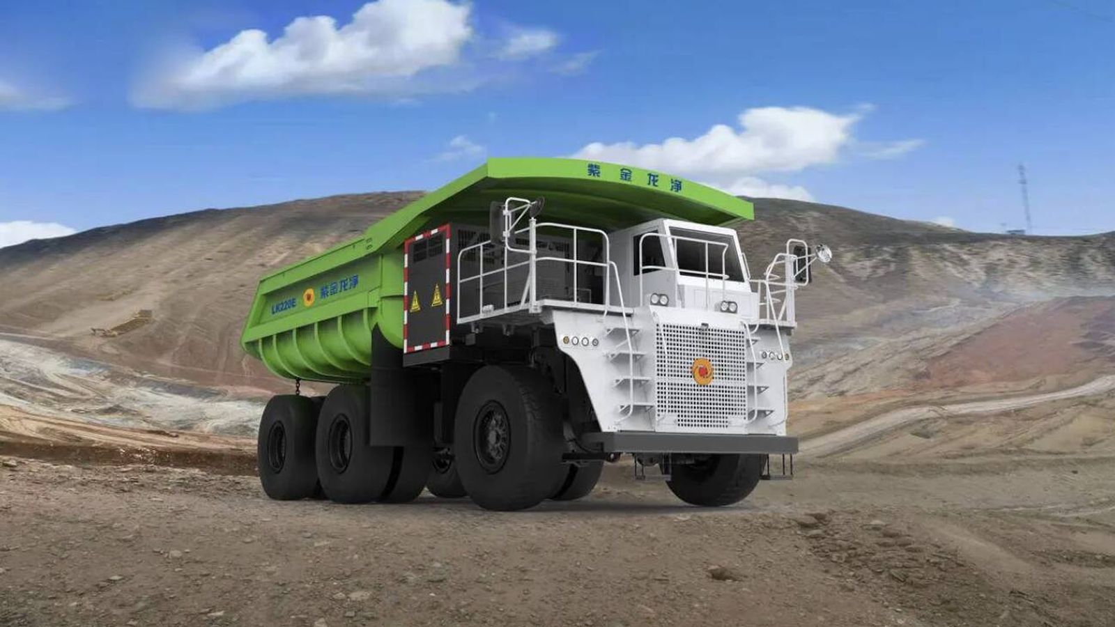 Zijin Mining eletrifica 80% de frota em Xinjiang com caminhões de 140 toneladas