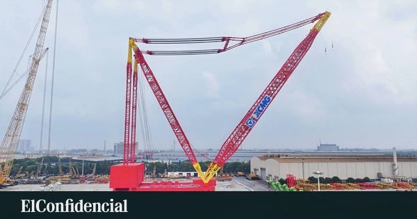 A China ergue um colosso de 14 mil toneladas para a corrida eólica