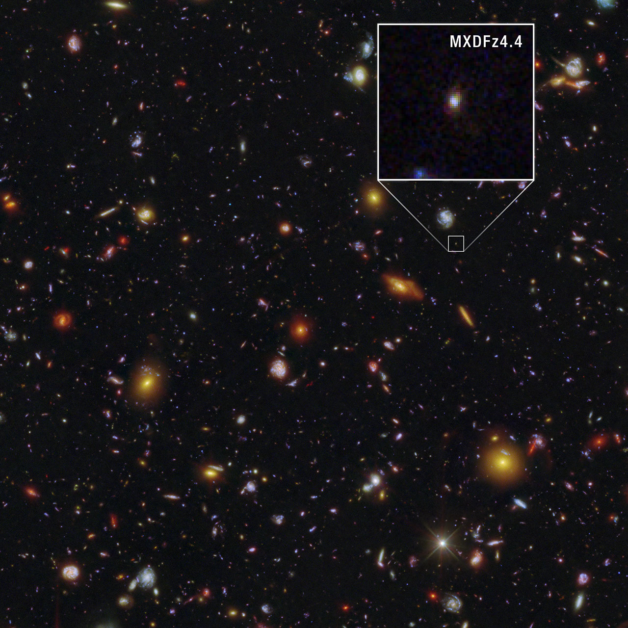 Hubble detecta luz ultravioleta de galáxia primitiva — um marco na Era da Reionização