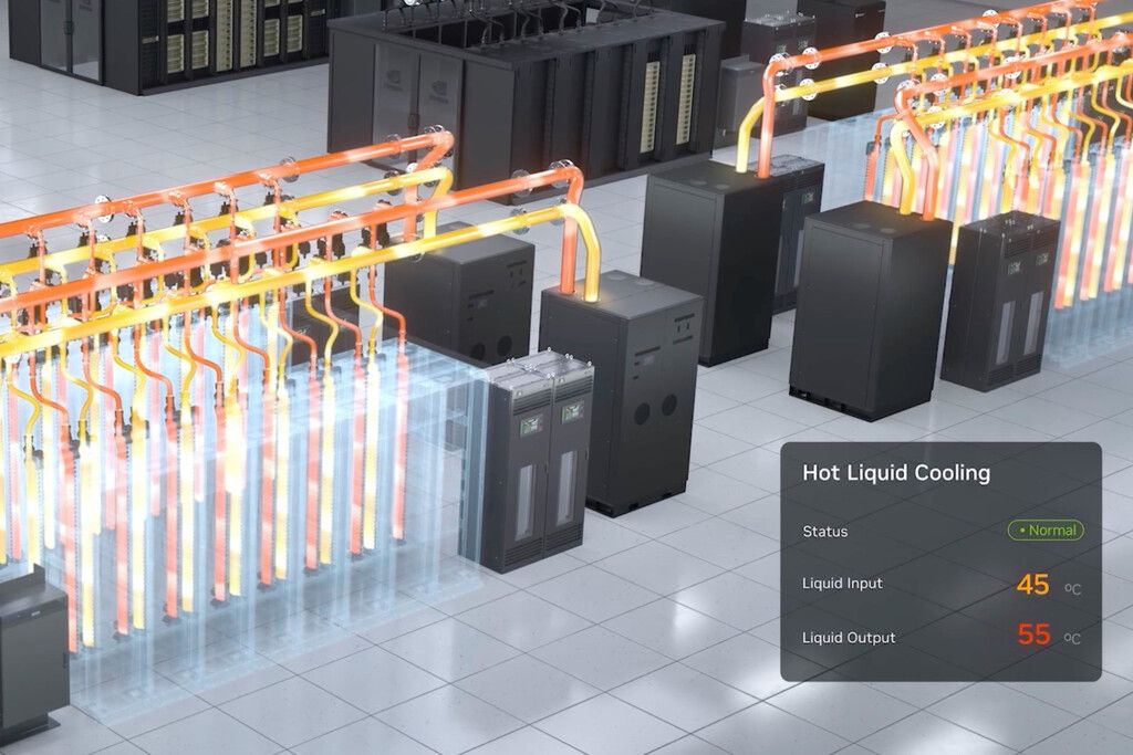 Nvidia redesenha refrigeração de data centers para zerar consumo de água