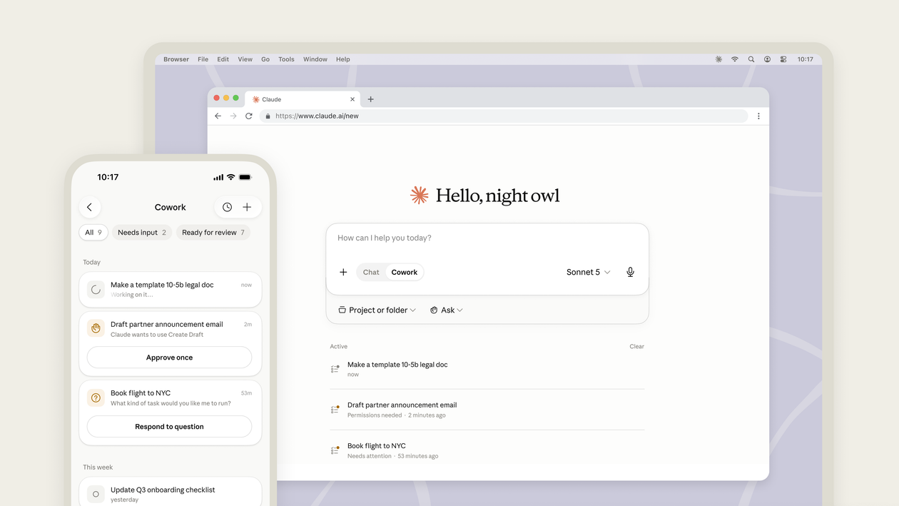 Anthropic libera Claude Cowork para mobile — a era da gestão de agentes remotos começou