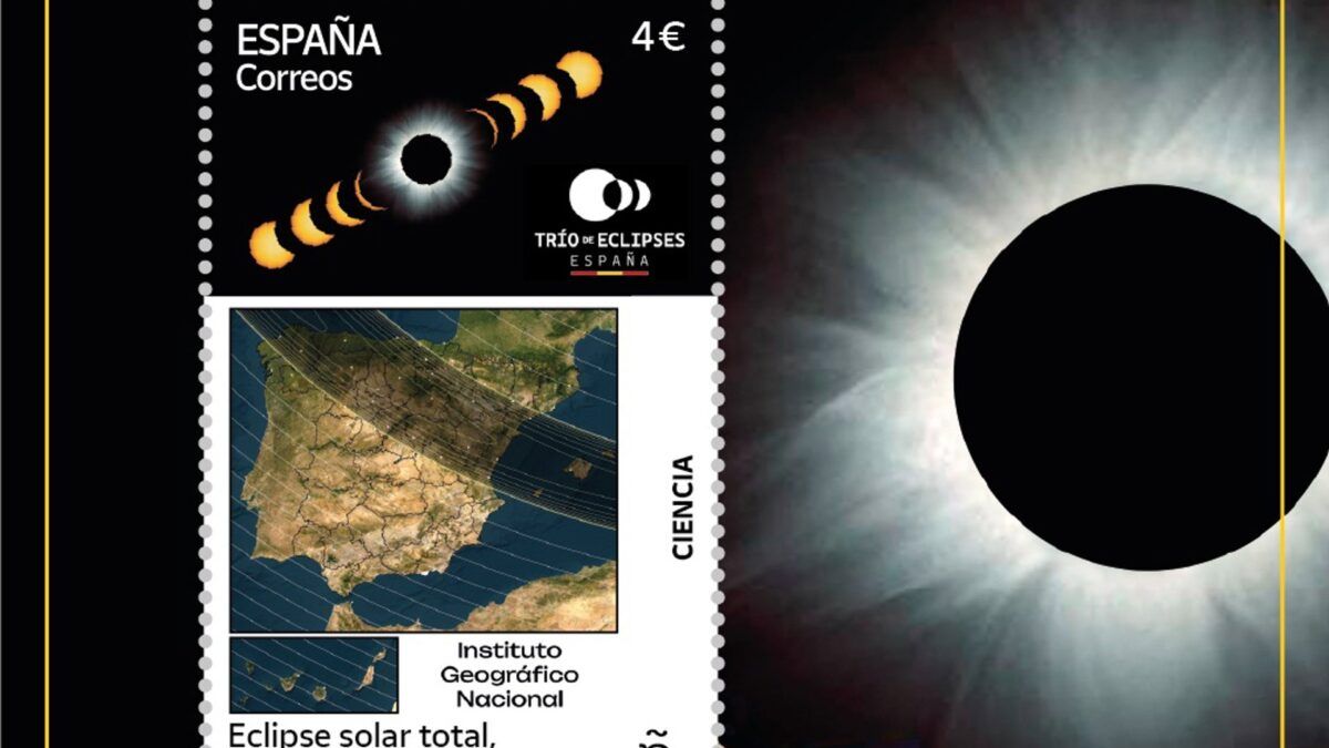 O céu em um envelope: a Espanha sela seu eclipse