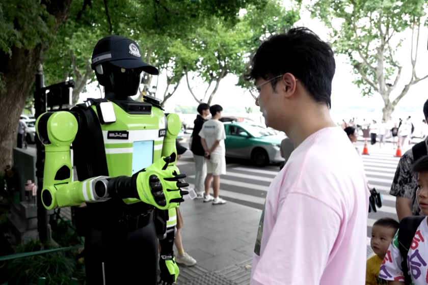 O guarda de trânsito agora é um robô: a China testa os limites da automação