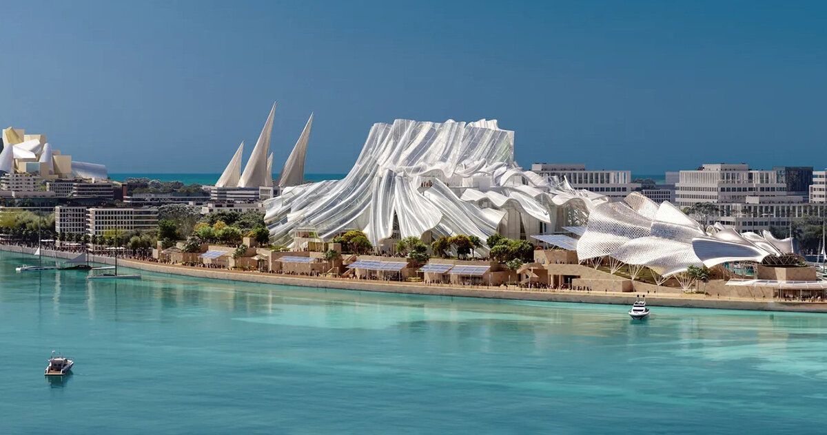 Frank Gehry desenha o novo marco cultural de Abu Dhabi — o Dar al Funoon