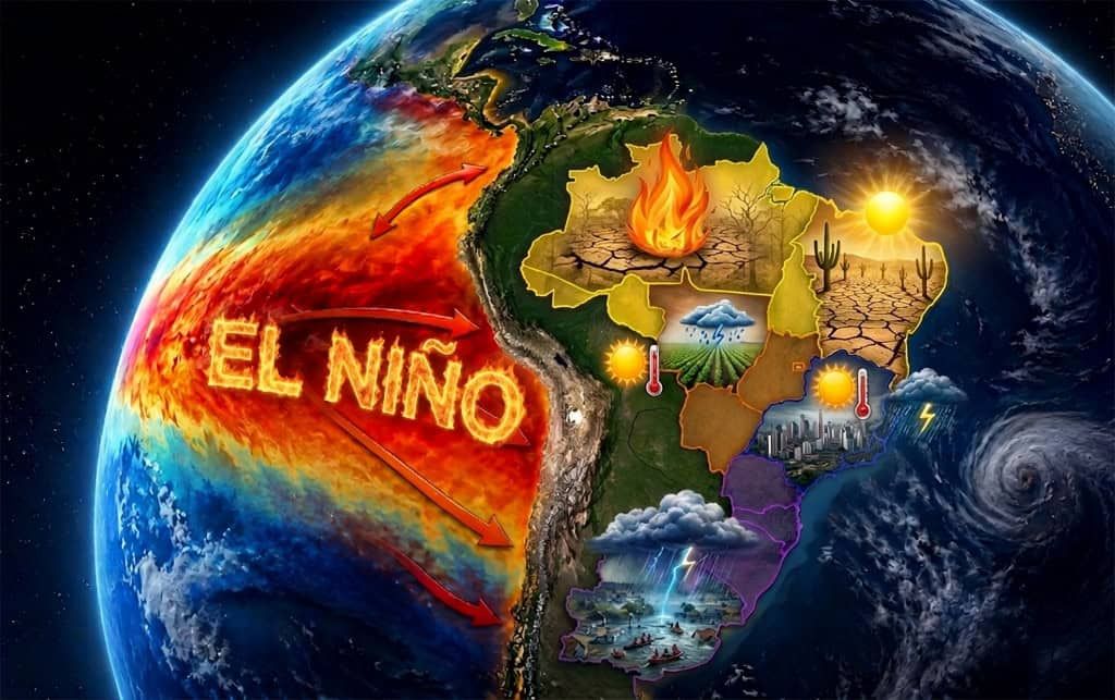 El Niño impõe novo ritmo ao campo — tecnologia e seguro tentam blindar a safra brasileira