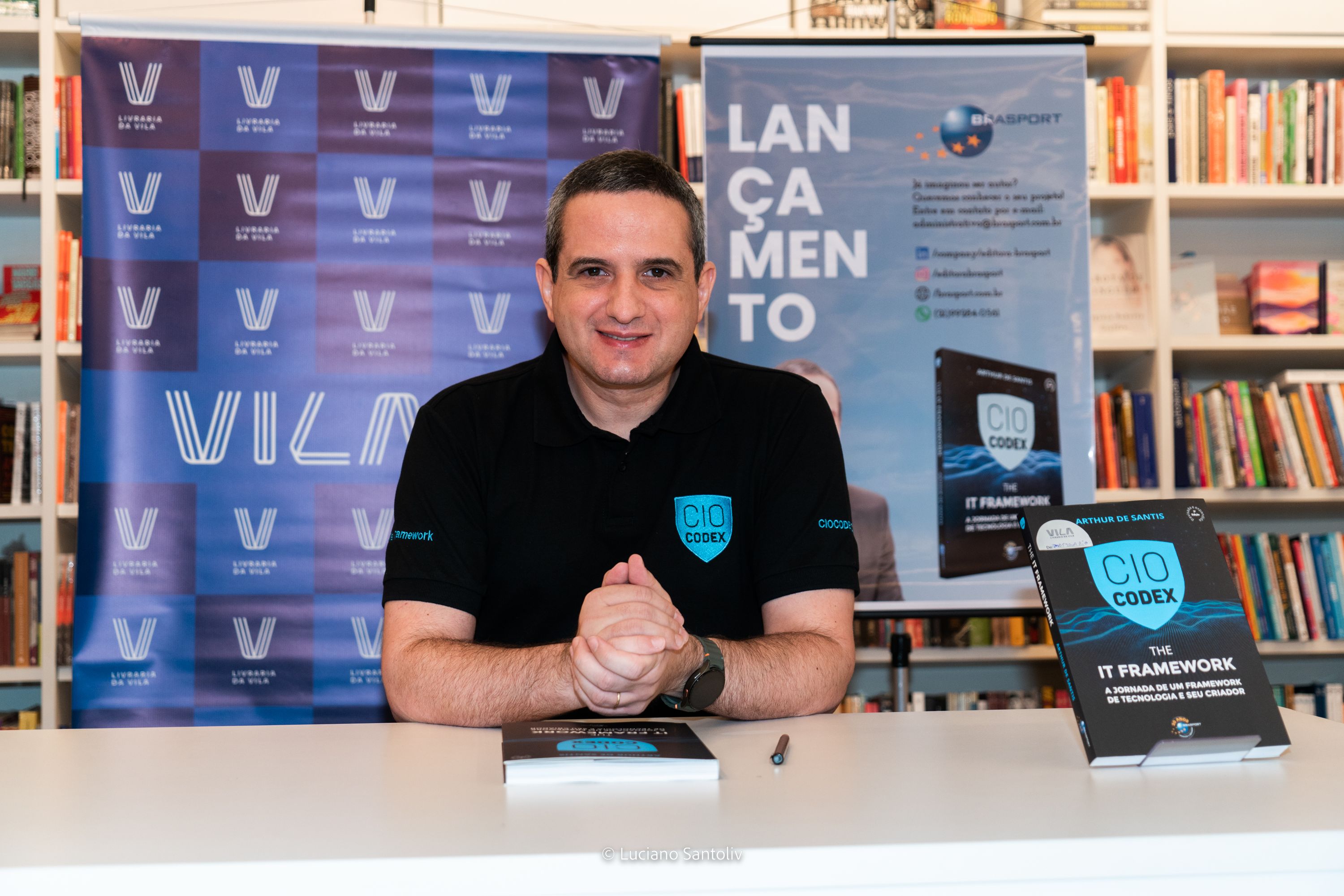 Arthur De Santis lança livro para organizar TI e acelerar transformação digital