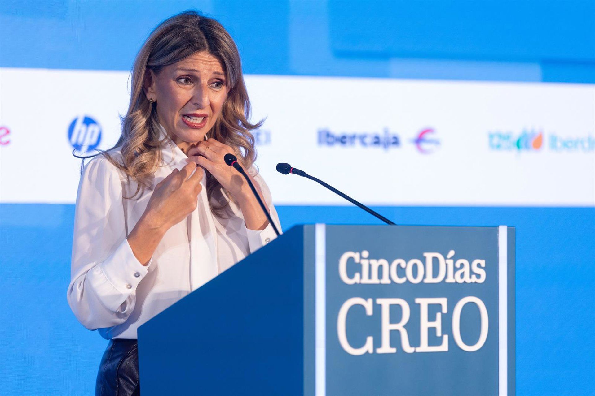 Yolanda Díaz alerta PP contra pactos com Vox e riscos de reverter reformas