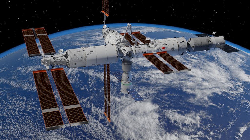 China dobra tamanho da Tiangong enquanto NASA acelera plano de sucessão para a EEI