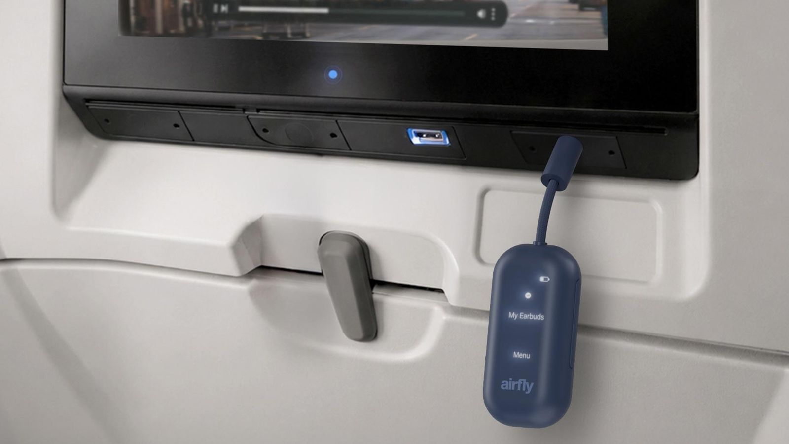 AirFly View: Tela em acessório de áudio simplifica emparelhamento de fones