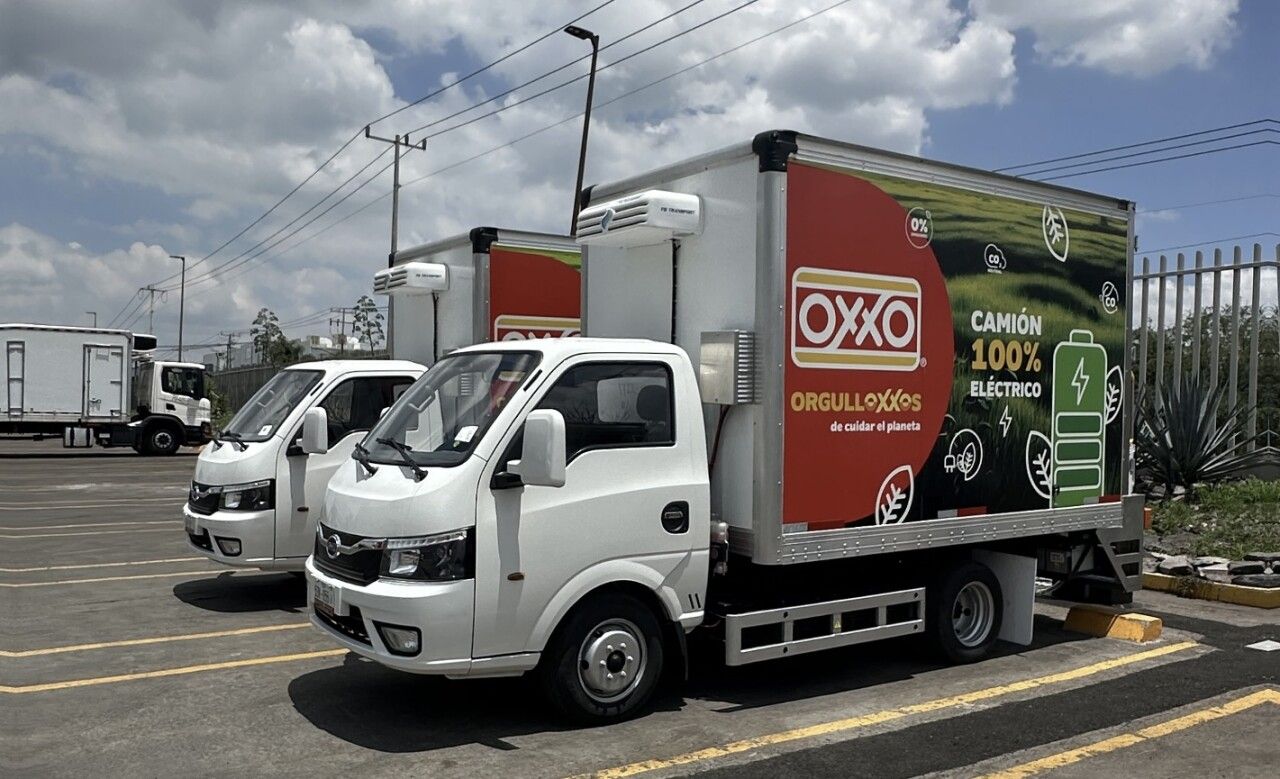 OXXO testa caminhões elétricos da BYD para logística urbana no México