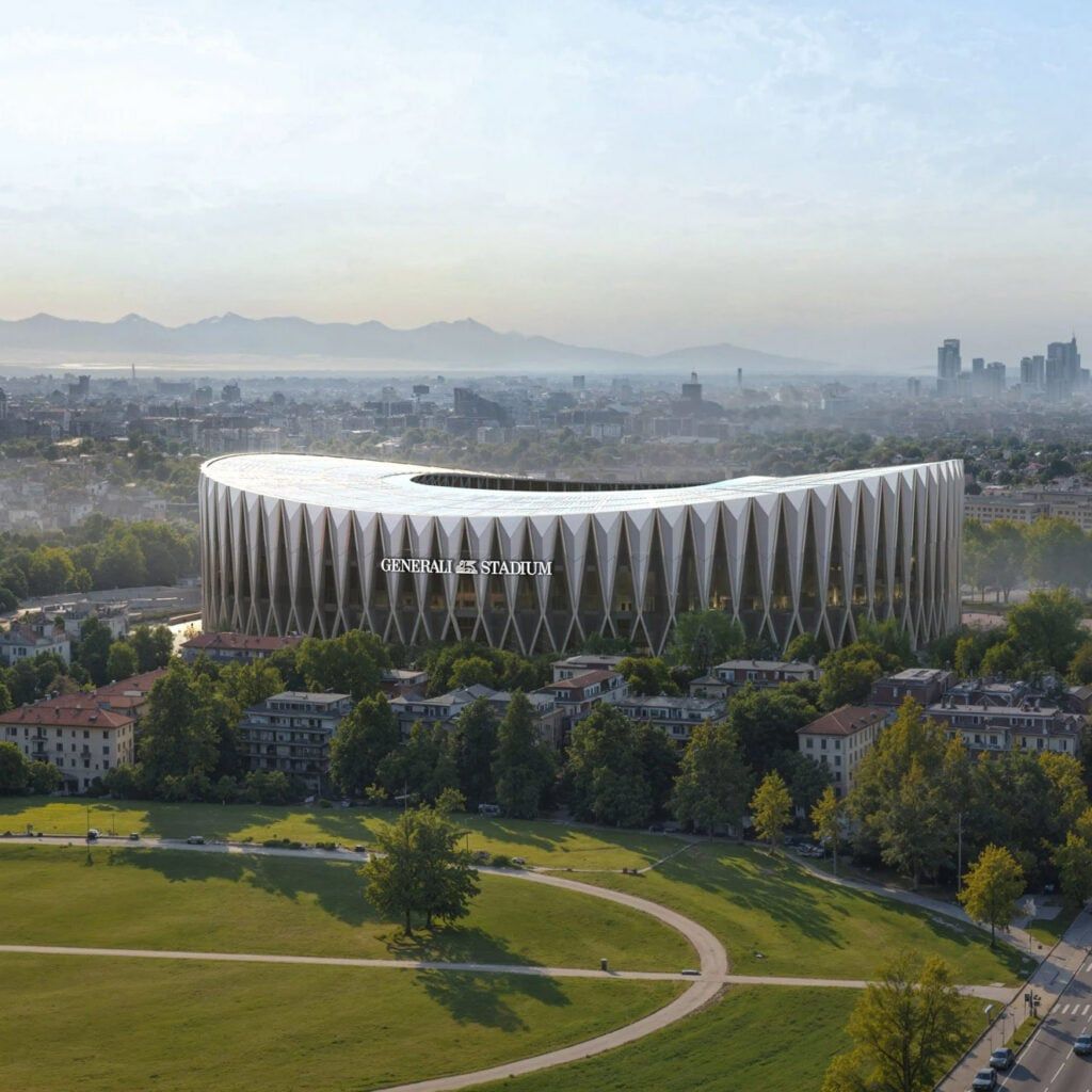 Foster + Partners redesenha San Siro com concreto e história