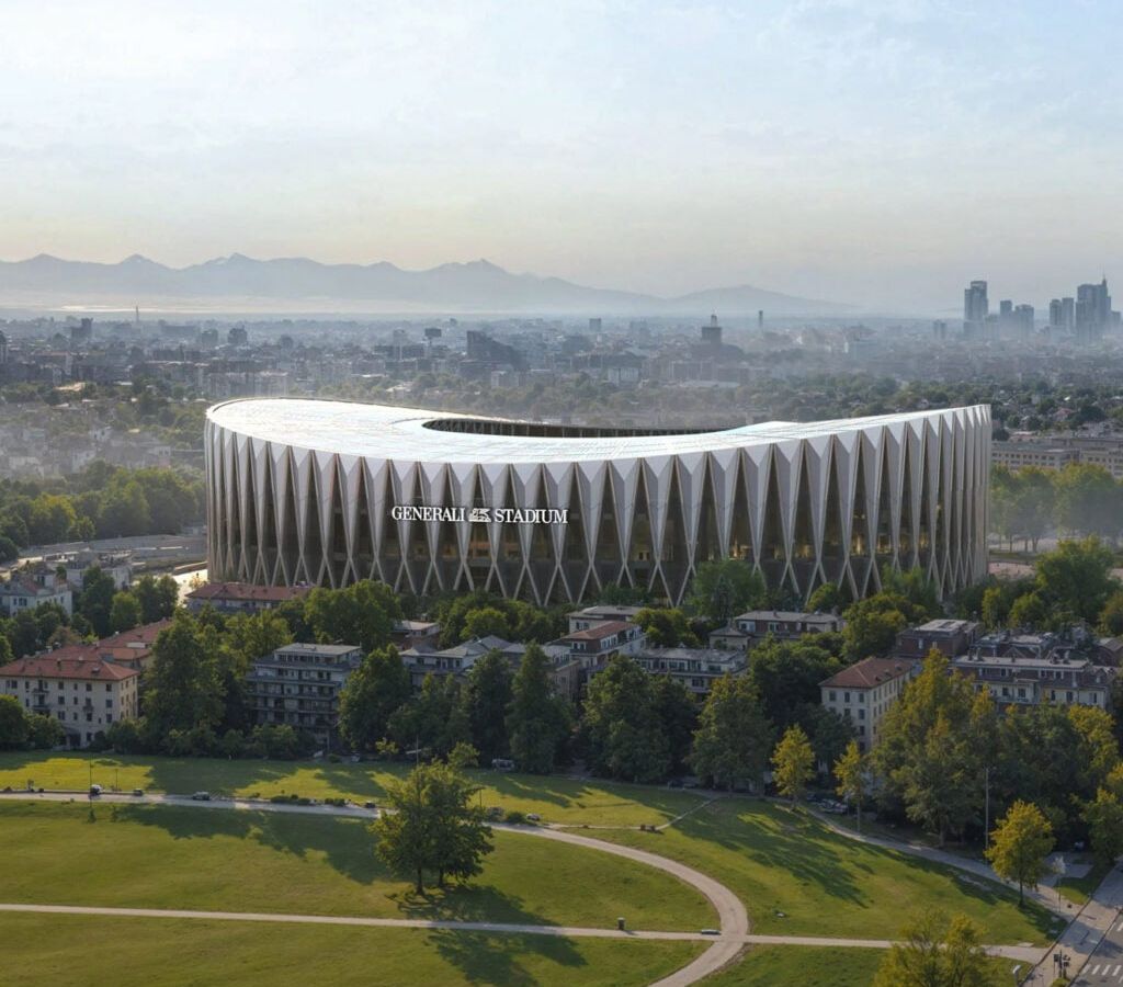 Foster + Partners redesenha San Siro com concreto e história