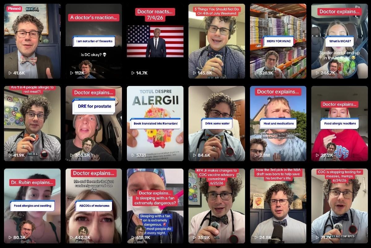Dr. Zachary Rubin enfrenta a desinformação científica nas redes sociais