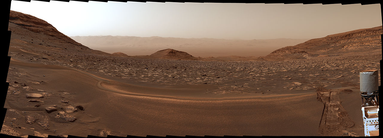 Curiosity sobe 1 km em Marte e revela paisagem inédita