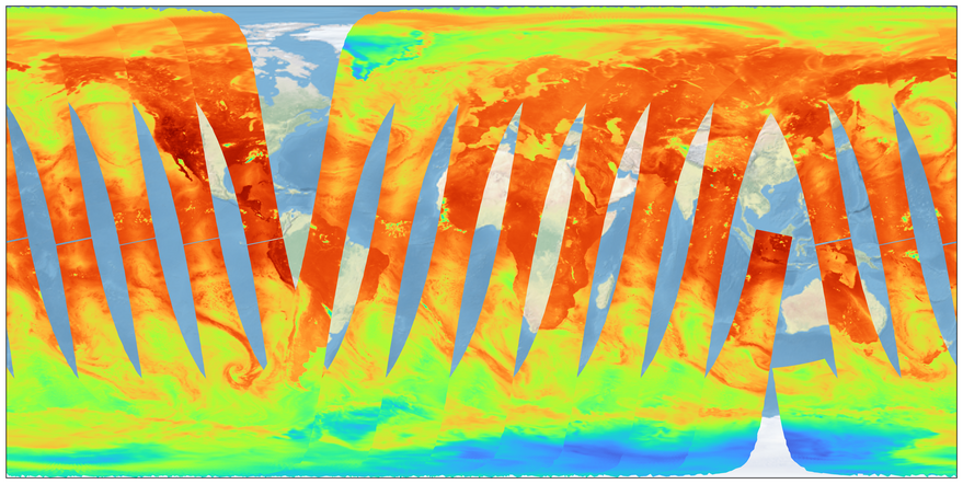 Weather Stream divulga primeiras imagens de radiômetro a bordo de satélite lançado pela SpaceX