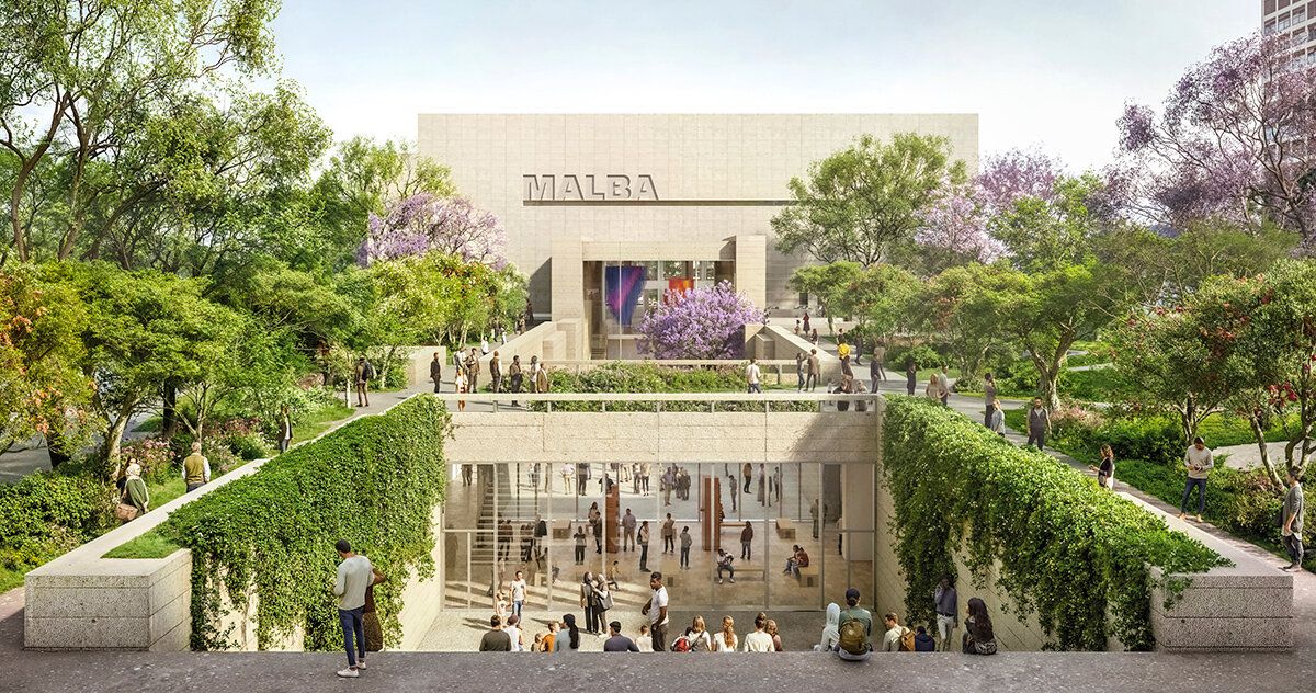 A praça fica, o museu desce: a nova arquitetura do MALBA