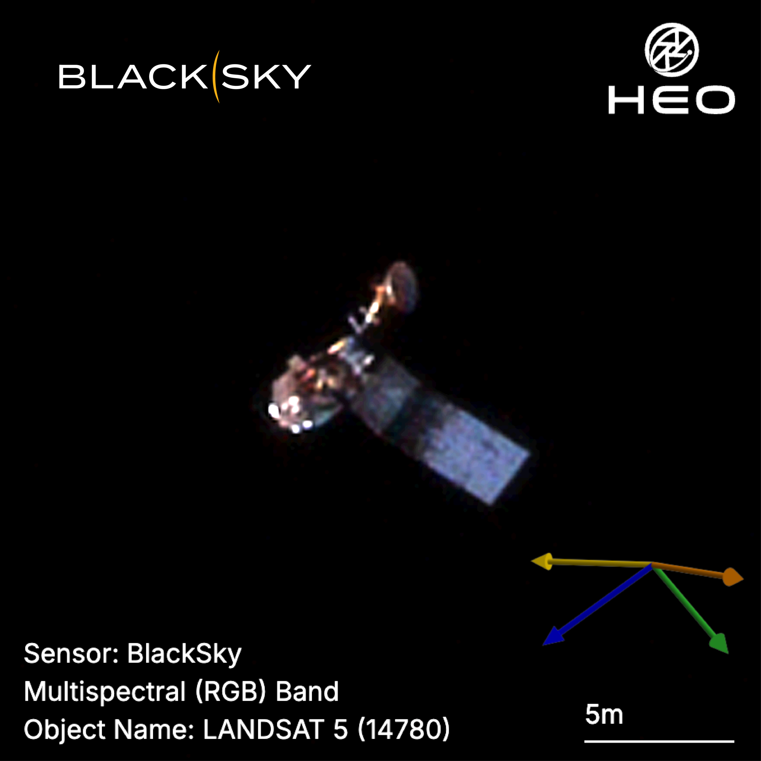 BlackSky e HEO expandem acordo para vigilância espacial em alta resolução