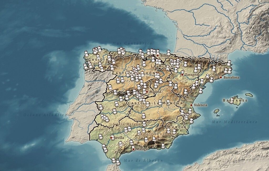 Castelos da Espanha ganham vida em mapa 3D interativo