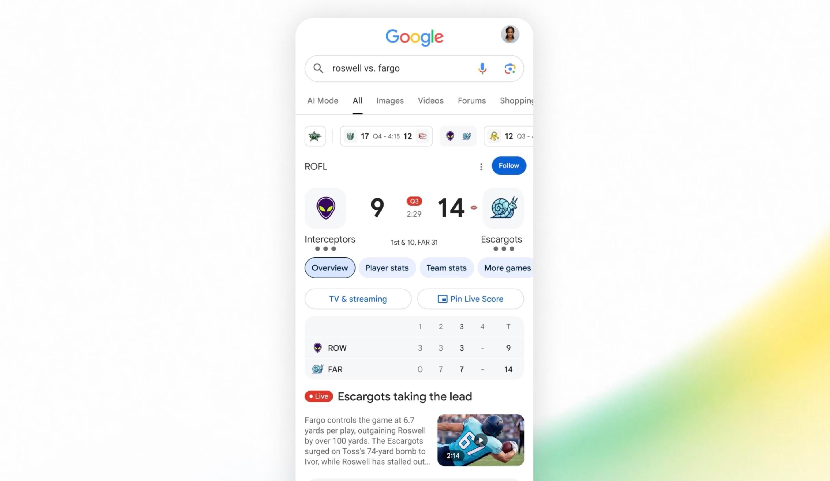 A nova jogada do Google: IA para capturar a atenção na NFL